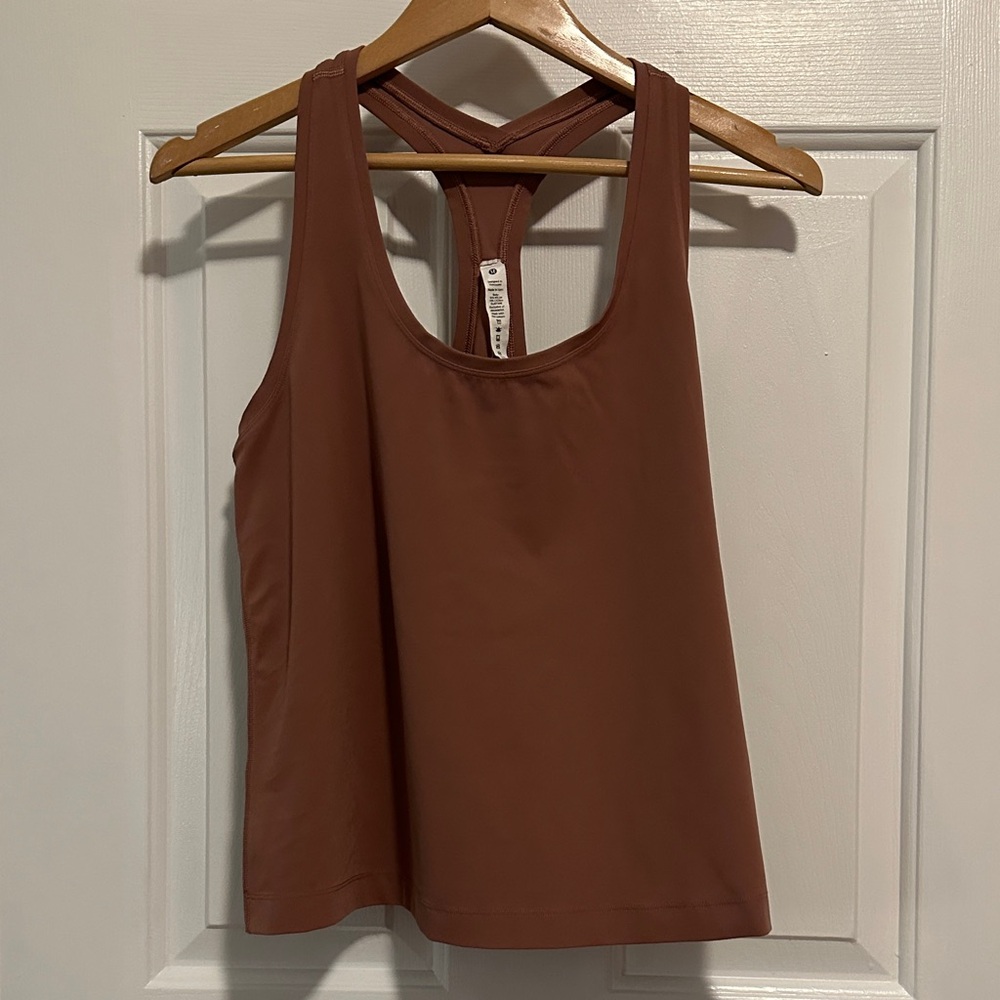 lululemon athletica Brown Tank Top